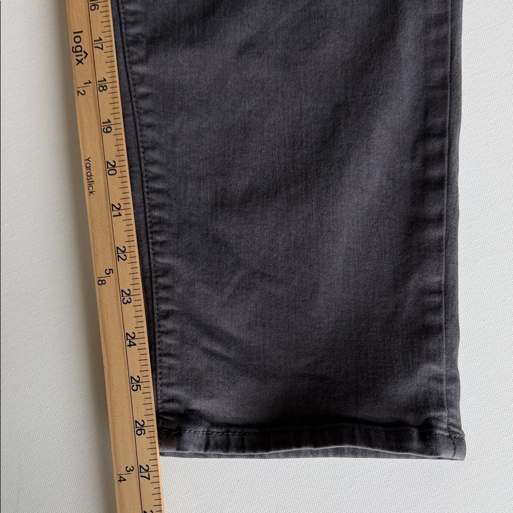 Slink Slim Straight Cropped Black Jeans Womens Size 14 Ankle Stretch - Picture 7 of 9
